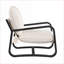 Fauteuil d'appoint rembourré en tissu Blair Oatmeal-1988556078