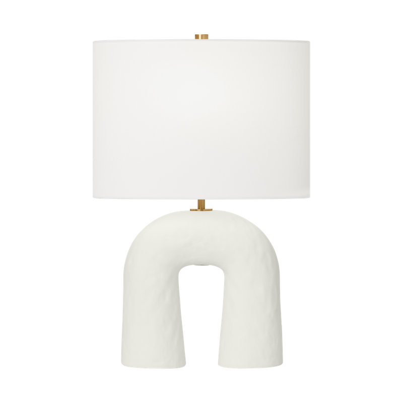 Mcconnell Ceramic Table Lamp, White