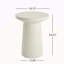Table d'appoint d'extérieur H 24 "MGO Terrazzo