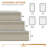 Medium Hybrid Innerspring Mattress With Firm Cooling Gel Memory Foam in a Box - Individually Wrapped Pocket Coils, Pressure Relief, CertiPUR-US Certified-266985989-261236050