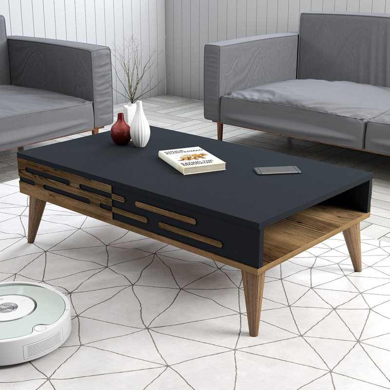 Glorias Coffee Table, Walnut/Anthracite