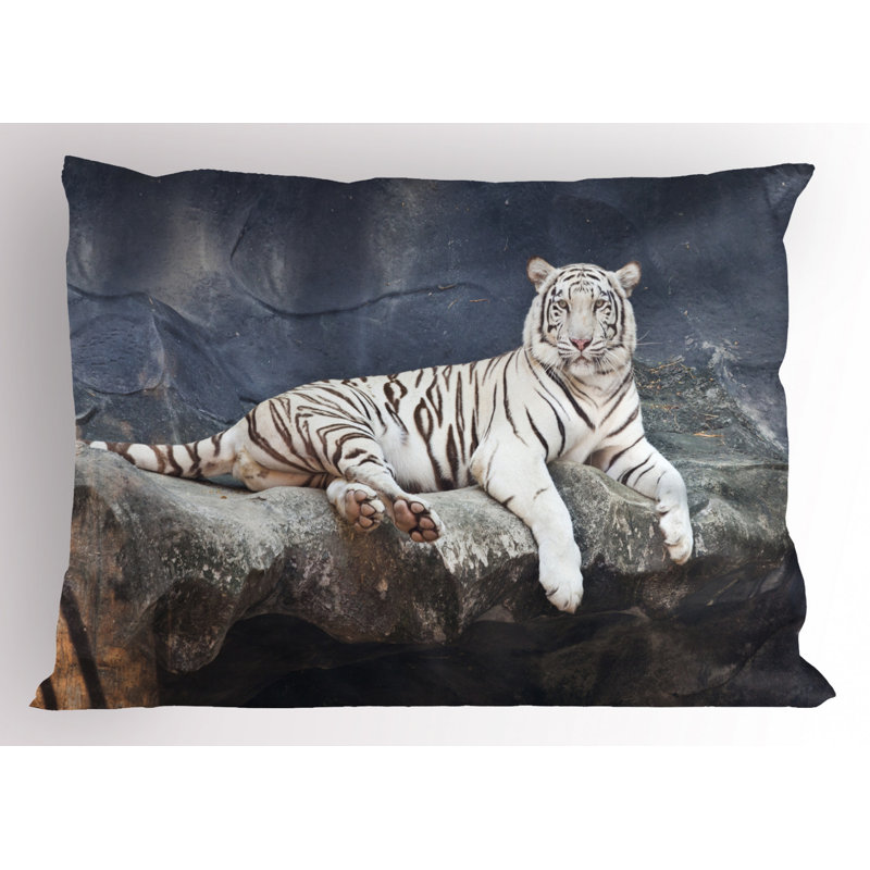 Tiger Polyester Sham Set, Twin
