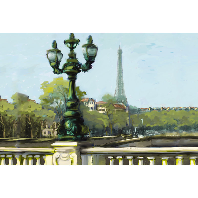 Paris - Wrapped Canvas Painting, 61cm H x 91cm W x 3.8cm D