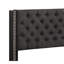 Lit tapissier transitionnel noir Serene Comfort