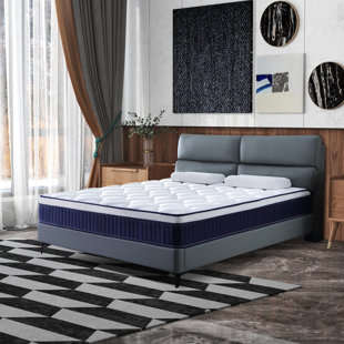 10" Medium Hybrid Mattress In A Box - Gel Memory Foam & Pocket Spring, Breathable Fabric, Certipur-US Certified, Twin/Full/Queen/King
