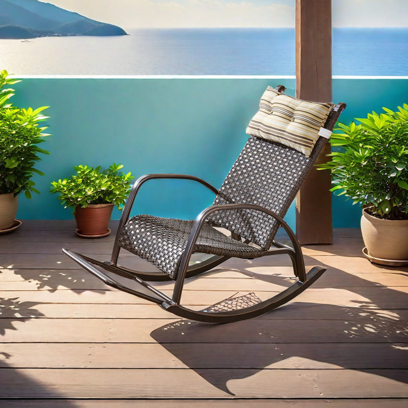 Chaise berçante simple balcon Leisure Home
