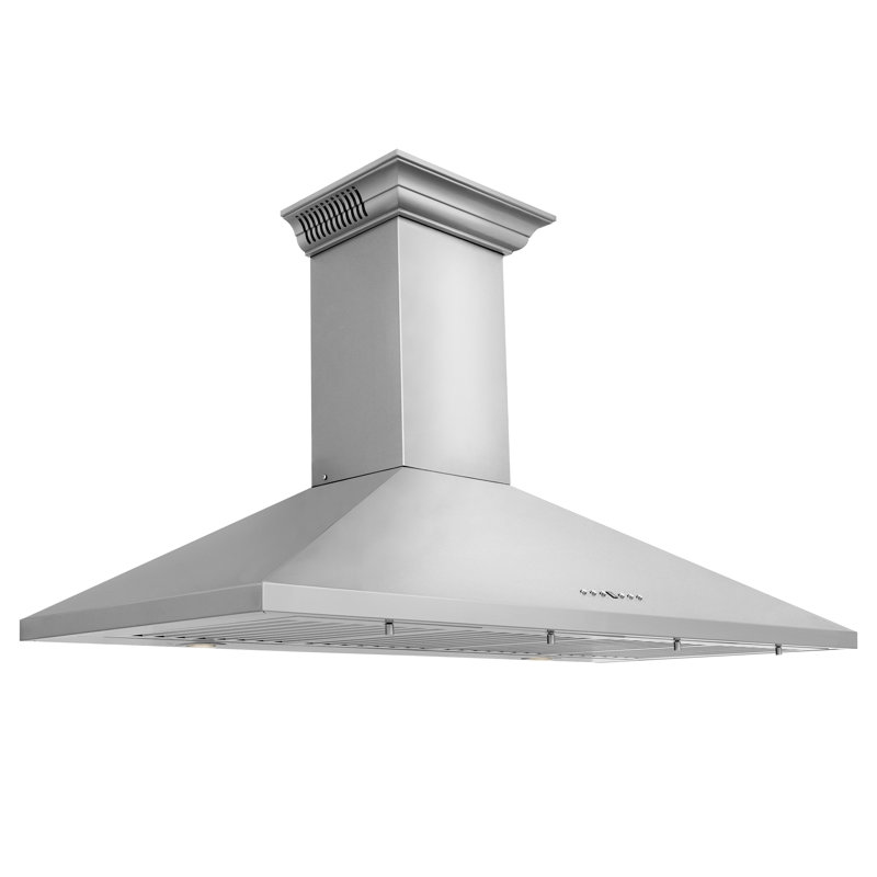 Hotte murale à conduit d'évent 30 pouces ZLINE CrownSound ™ en acier inoxydable avec haut-parleurs Bluetooth (Kl2crn-bt-30)