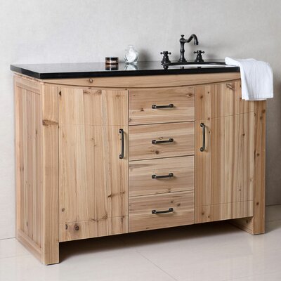 Auberon 48"" Single Bathroom Vanity Set -  Millwood Pines, 6001R-48-NL-BG