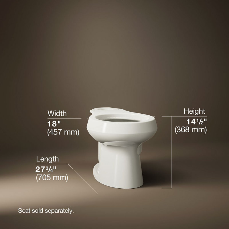Wellworth Round-Front Bowl, Biscuit