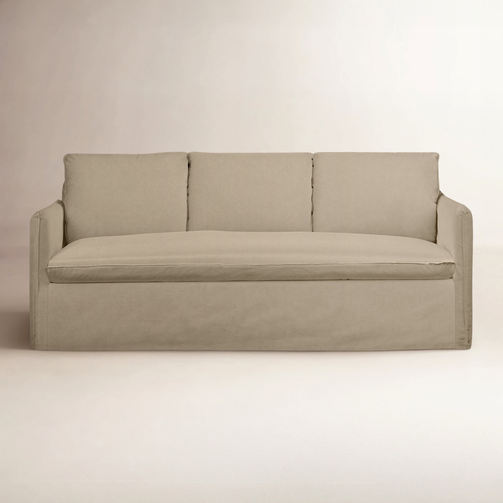 Bellatrix 83'' Sofa, Bella Toast Performance Velvet