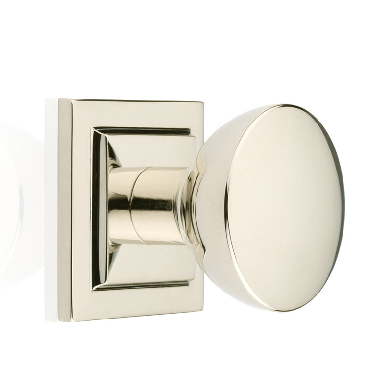 Poignée ronde 1 1/4" de diamètre Sula, Nickel poli