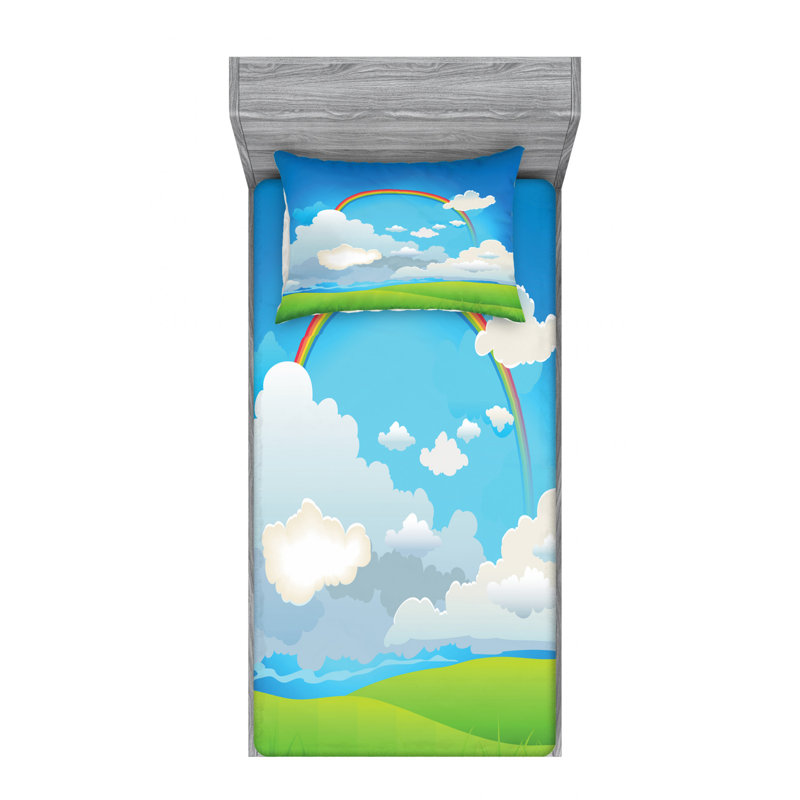 Microfiber Sheet Set, Twin XL Sheet Set with Fitted Sheet