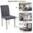 Upholstered Dining Chairs, Kitchen Chairs with Solid Wood Frame, Set of 4-1888909730
