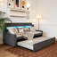 Lit de jour simple avec couchette
