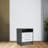 Eter Nightstand, Superior Top, Two Drawers and Open Shelf-864444155