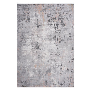 Naar Marfi Area Rugs, Grey/Multi/Abstract Accent Power Loom Machine -Crafted Rug