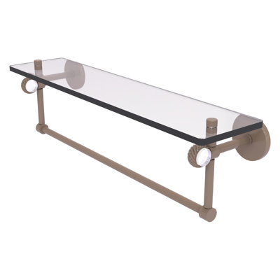 Tablette flottante avec barre à serviettes Clearview