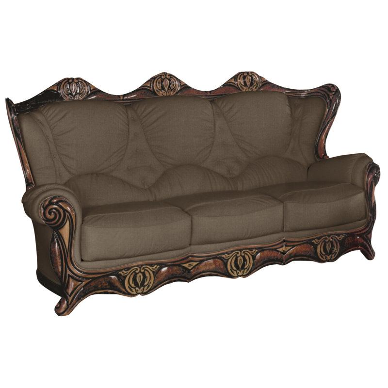 Dodington Faux Leather Sofa, Grey