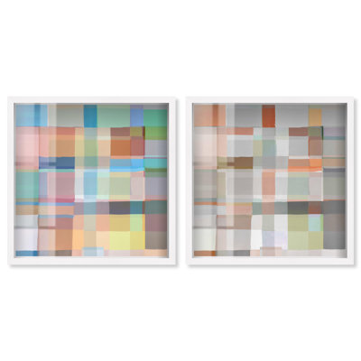 «Neutral Luxe Living Set Shadowbox» par Art Remedy