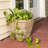 Square Tapered Planter With Plastic Insert