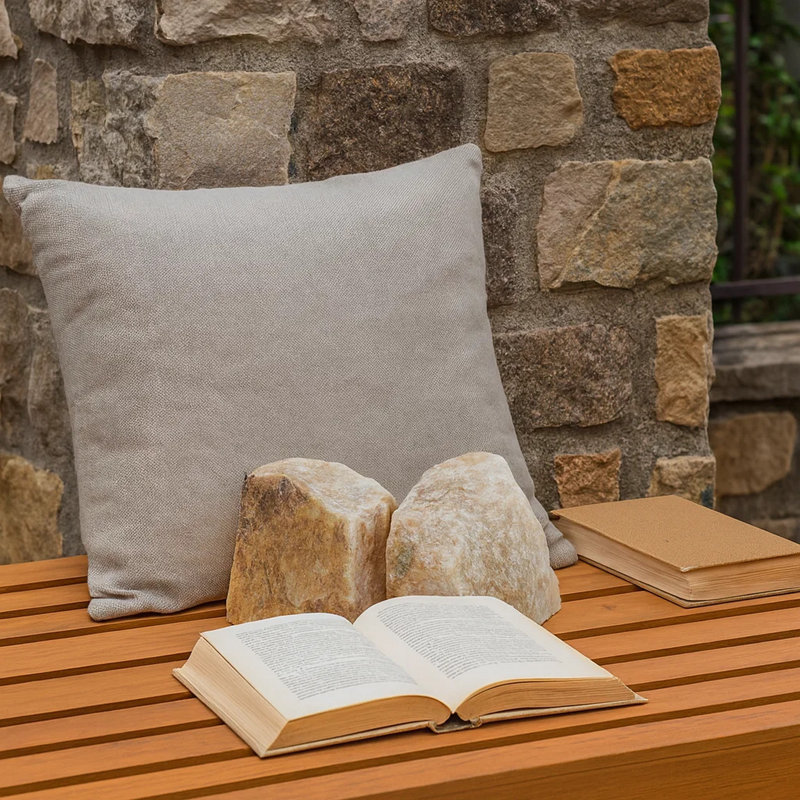 Serre-livres Quartz Geode