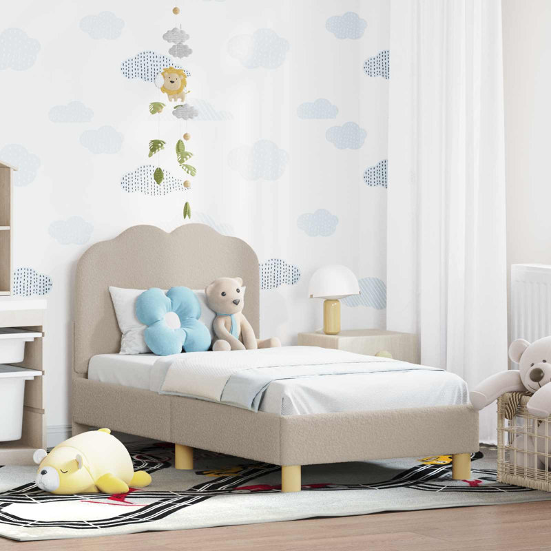 Bed Frame, Cot Bed / Toddler (70 x 140cm), Light Grey