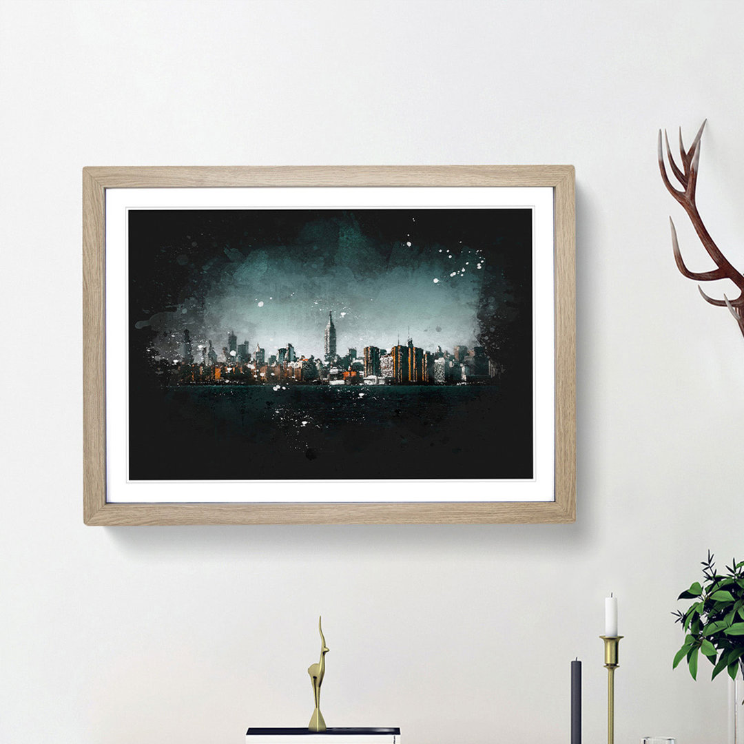 New York City View - Picture Frame Graphic Art Print