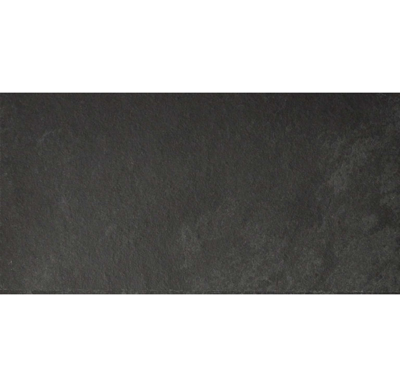 Carreau de mur et de plancher en béton 6 po x 12 po Black Bliss