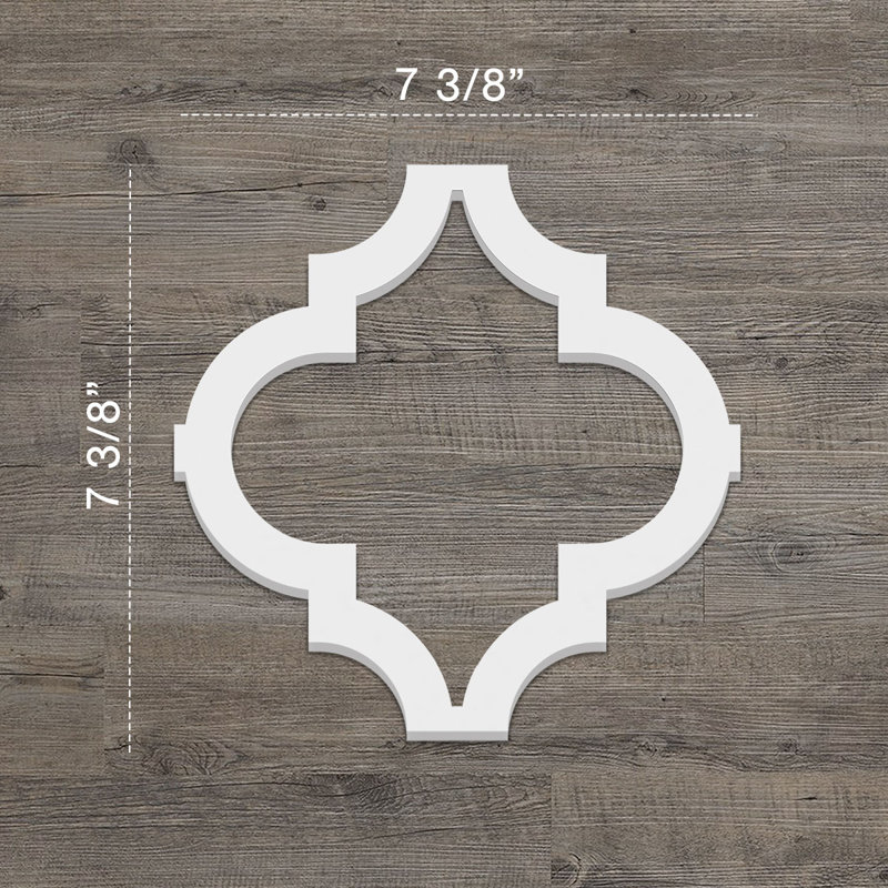 Marrakesh Decorative Fretwork Wall Panels, 7.375" H x 7.375" W x 0.375" D