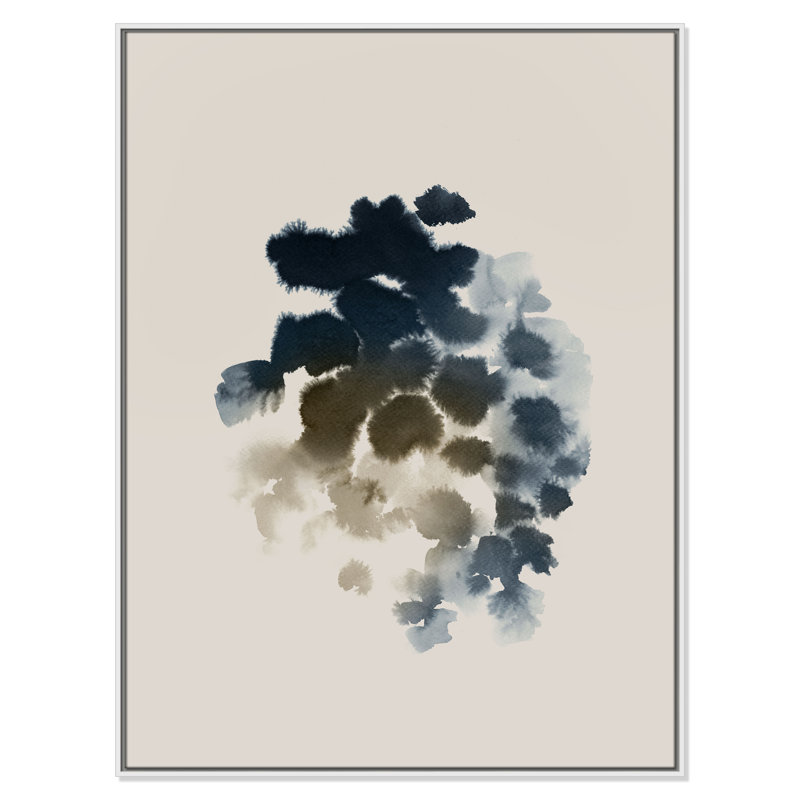 «Emerald Azure II» par Casa Fine Arts, H 49,5 po x l 37,5 po, Blanc