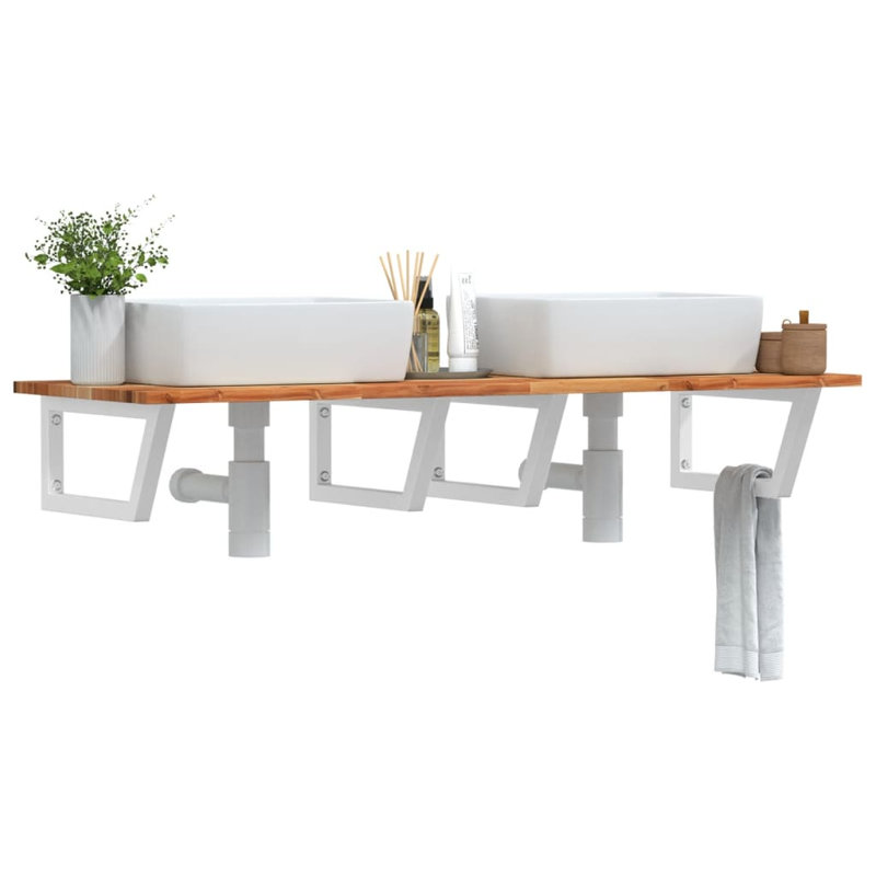 Accent Shelf, 2" H x 160" W x 50" D, White