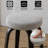 Kaidynn 26 '' Swivel Upholstered Counter Stool with Wood Frame-925806214