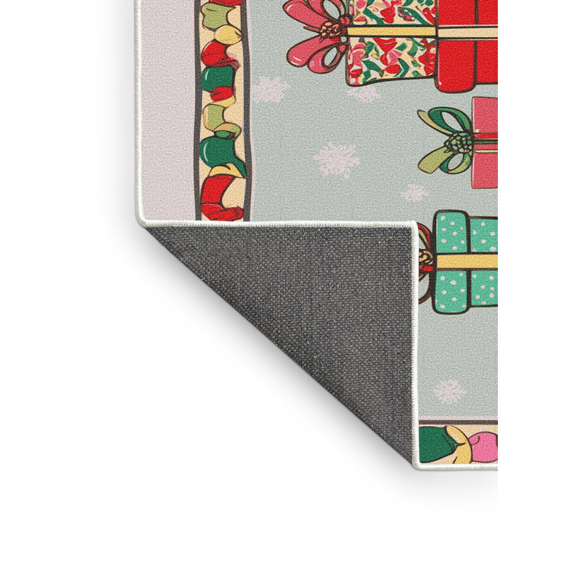 Tapis vacances de Noël The Holiday Aisle®, Rectangulaire 8 pi x 10 pi