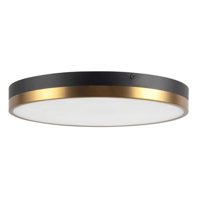 Orland Single Light Glass LED Flush Mount