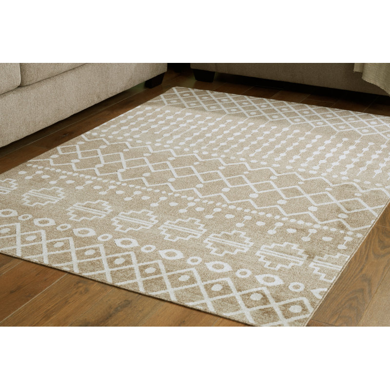 Vaudie Washable Indoor Rug, Rectangle 4'11" x 7'2"