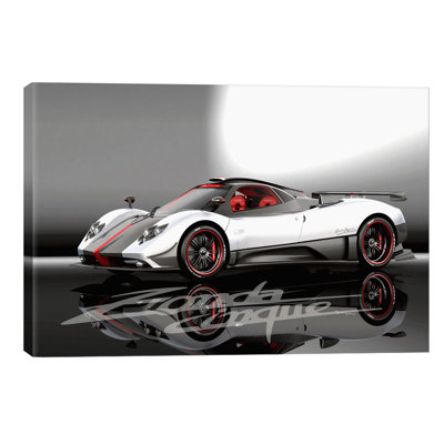 Pagani Zonda Cinque - Print on Canvas