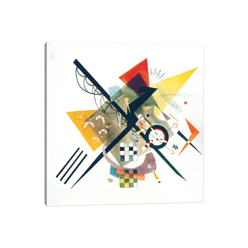 Study For On White II, 1922 by Wassily Kandinsky - Wrapped Canvas Painting, 45.72 cm H x 45.72 cm W x 3.175 cm D