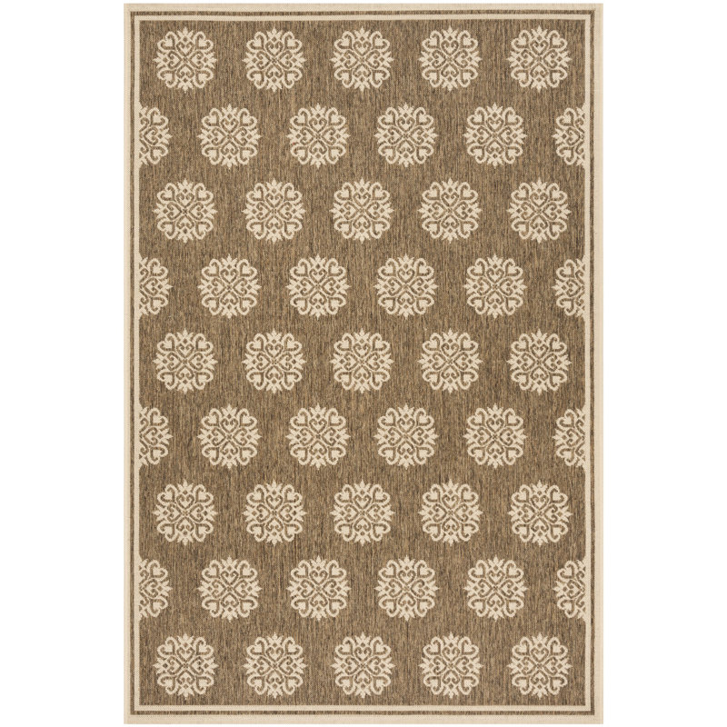 Powersville Performance Geometric Indoor/Outdoor Area Rug, Rectangle 5'3" x 7'6"