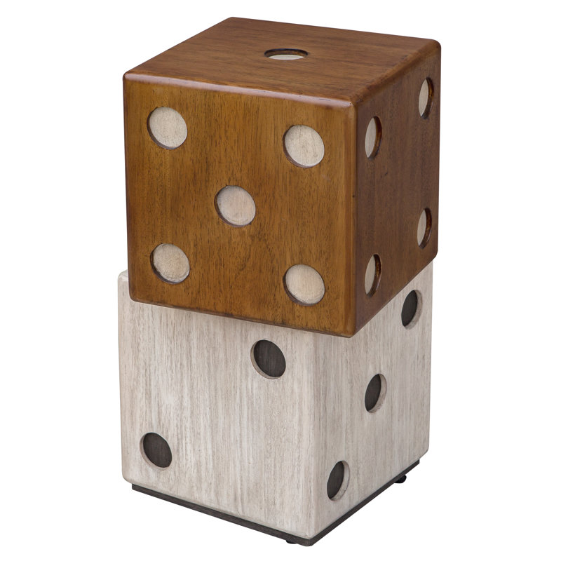 Lachina Solid Wood Top End Table