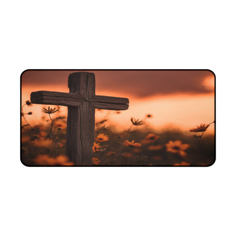 Polyester Desk Pad, 31.5x15.5