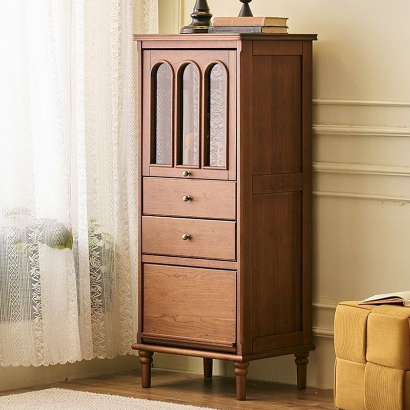 Medieval-Style Multi-Functional Accent Cabinet