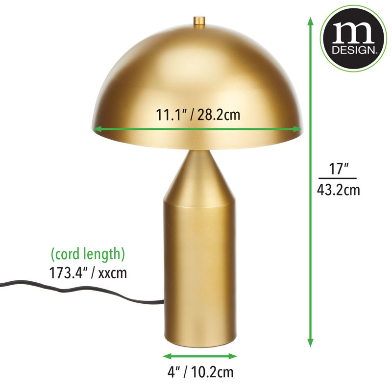 17" Gold Desk Lamp
