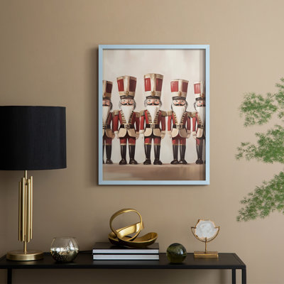 Art des Fêtes de Noël - série 2 - CCXCII, reproduction encadrée - bois massif
