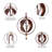 Weather Resistant Metal Abstract Garden Stake