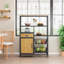 Étagère de rangement polyvalente, avec armoire à tiroirs et deux paniers de rangement, pour le salon, le bureau à domicile, la cuisine - H 46,85 po x l 31,69 po x P 13,19 po