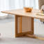 Table basse rectangulaire avec base robuste