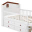 Structure de lit simple avec rangement 4 tiroirs-1406628073
