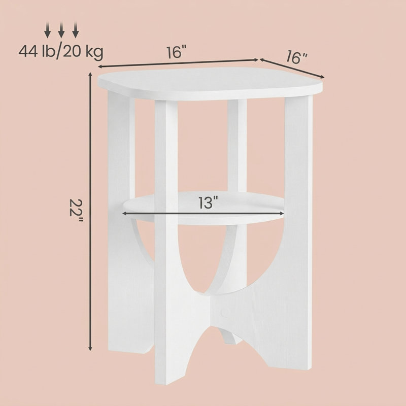 End Table, White