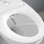 Toilette intelligente Volta avec siège de bidet intégré, siège chauffant, chasse d'eau automatique, eau chaude, télécommande
