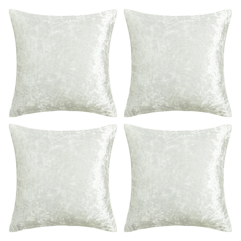 Housse de coussin , Blanc, H 18 po x l 18 po